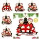 thumbnail image 5 of Adorno navideño familiar en 2D, bonito muñeco de nieve hecho a mano, colgante plano, muñeco de nieve, estrella de cinco puntas, adorno colgante para árbol de Navidad, 5 of 5