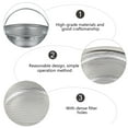 thumbnail image 2 of Pungan Kitchen Sink Strainer: 2pcs Stainless Steel Mesh Basket with Handle,4.33"X4.33"X1.18", 2 of 11