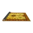 thumbnail image 2 of Ahgly Company Indoor Rectangle Geometric Yellow Traditional Area Rugs, 2' x 5', 2 of 4