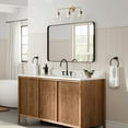 thumbnail image 2 of Aiwen 3-Light Gold LED Vanity Light with Clear Glass Shades, 2 of 10