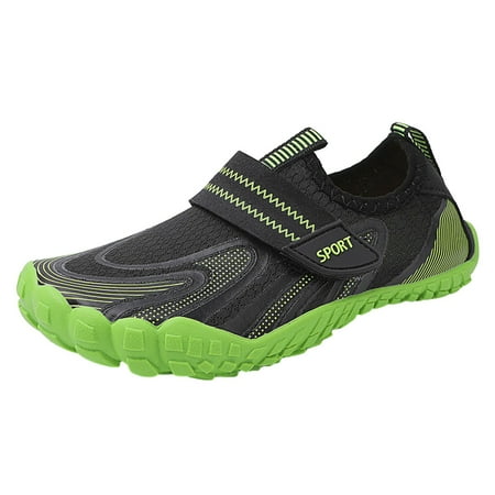 

Quealent Kids Barefoot Shoes Boys Girls Sneakers Shoes Toddler Little Big Kid (Black 1.5)