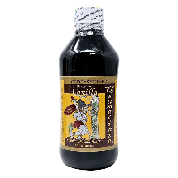 Usumacinta Pure Amber Mexican Vanilla Extract, 8.4oz, Made in Mexico