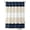 Navy blue Khaki, variant on Fsddascl Navy Blue Aqua Stripe Shower Curtain Set - 48" x 72" Washable Bathtub Curtain with 12 Hooks, Modern Art Horizontal Striped Waterproof Fabric Stall Shower Curtains for Bathroom/Bathtub