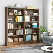 Tribesigns 72 Tall Bookshelf, Modern 6-Shelf Open Bookcase, Brown