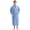 Light Blue, variant on Men's Shawl Collar Bathrobe, Soft Long Towel Robe for Men (Navy,L/XL)
