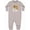AC-Heather Grey, variant on 1st Birthday Noah Ark Baby Fleece Romper