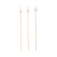 thumbnail image 2 of Clear Bamboo Acrylic Bead Skewer - Assorted Styles - 6" - 1000 count box, 2 of 3