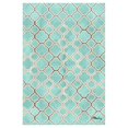 thumbnail image 1 of Toland Home Garden Blue Lattice 28 x 40 Inch Decorative Moroccan Floral Tile Pattern House Flag, 1 of 1