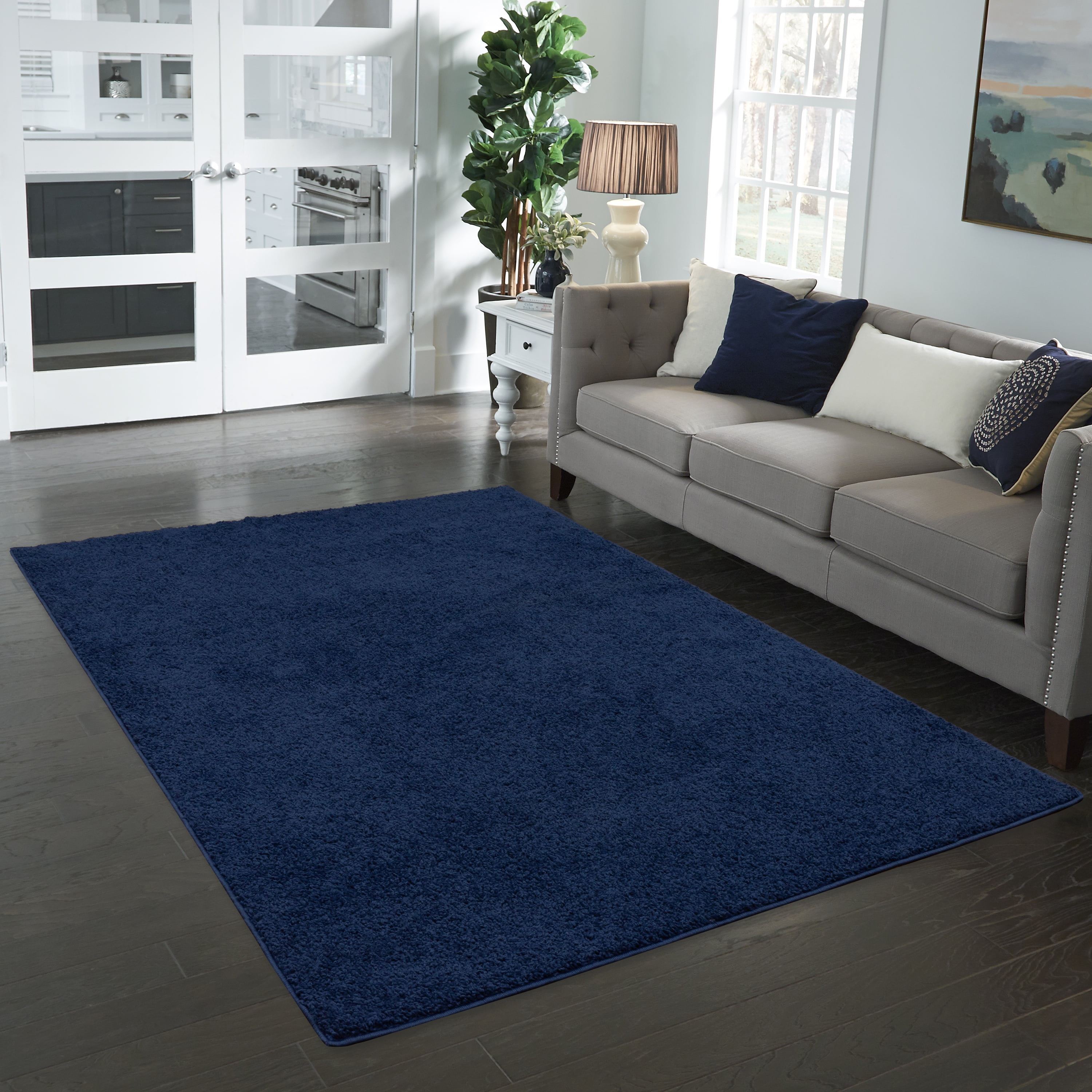 Mainstays Traditional Solid Navy Yout...