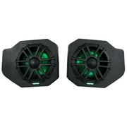 Pair Memphis Audio RNGR65FE18 75w RMS LED Speaker Pods For 2018+ Polaris Ranger