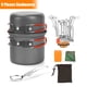 thumbnail image 4 of Set de utensilios de cocina al aire libre Camping Picnic Portátil Cocinar Pozo Pan Pan 2-3 Personas Montañismo Reutilizable Aluminio Aleación Estufa Burner Naranja tholdsy OD003577-01, 4 of 7