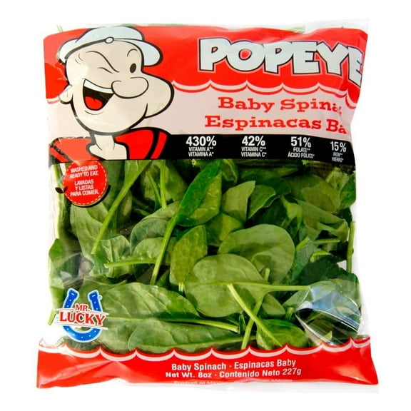 Espinaca baby Mr. Lucky Popeye 227 g