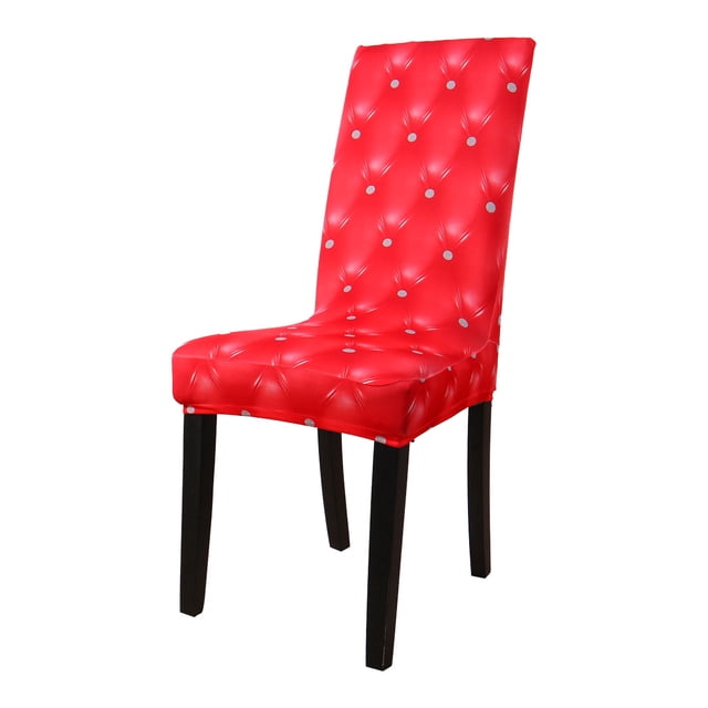 Funda Para sillas cortas uxcell Protector lavable antideslizante Rojo 16