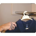 thumbnail image 4 of Lynx Stay-Put Non-Slip Plastic Clothes Hangers, 6 Count, 4 of 6