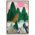 thumbnail image 3 of IDEA4WALL Framed Canvas Prints Wall Art Abstract Mountain Nature Scenery Landscape Artwork for Living Room Decoration, 24x36 inches, 3 of 4