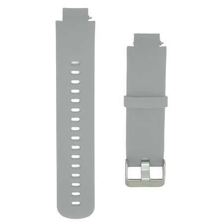 Smartwatch Replacement Band Silicone Watch Wrist Strap Single Color for Amazfit Verge 3Gray