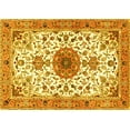 thumbnail image 1 of Ahgly Company Indoor Rectangle Medallion Yellow Traditional Area Rugs, 3' x 5', 1 of 4