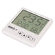 thumbnail image 5 of Termómetro Digital para interiores, reloj higrómetro, reloj electrónico de temperatura montado en la pared para oficina, invernadero y coche, 5 of 5