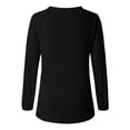 thumbnail image 5 of Pxiakgy Football Shirts for Women 2025 Cute Graphic Print Fall Sweatshirts V Neck Long Sleeve Football Sweatshirts Game Day Heart Football Pullover Tops Mom Shirts Rugby Heart Print T Shirt Black L, 5 of 5