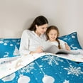 thumbnail image 6 of Homewish White Christmas Tree Queen Comforter Set,Cartoon Xmas Reindeer Bedding Sets,Happy New Year Bedding Comforter Set For Kids,Super Cozy Room Decor Reversible,3pcs, 6 of 9