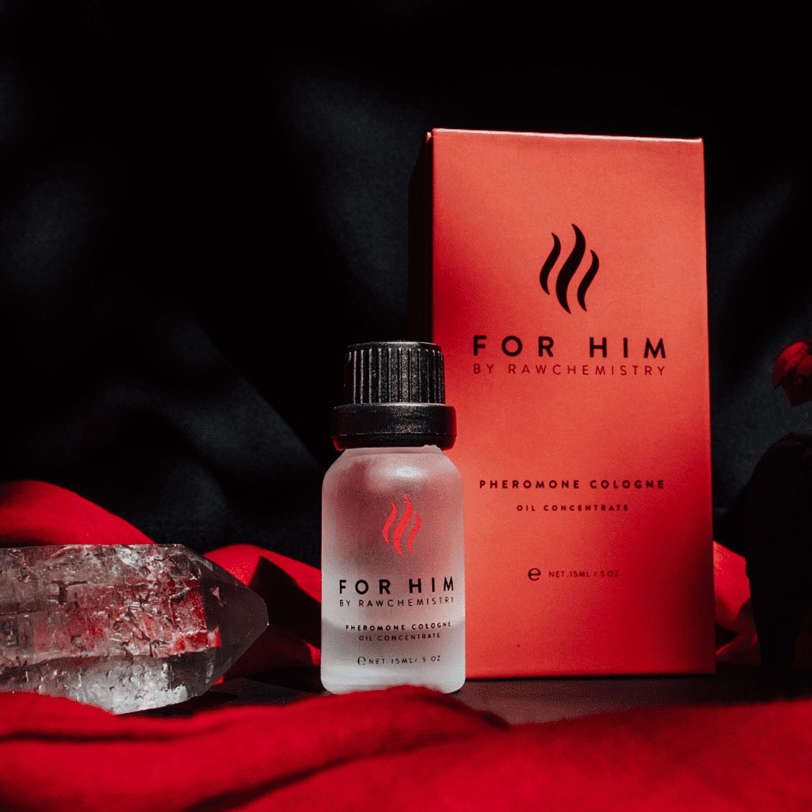 RawChemistry For Him – Pheromone Infused Cologne Oil for Men, Men’s Cologne with Pheromones, Raw Chemistry Fragrance for Him, .5 Fl Oz