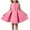 #322-Hot Pink, variant on AUNVITO Girls Summer Dress Sleeveless Round Neck Ruffle Hem Casual and Comfortable