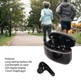 thumbnail image 3 of Cordless Earbuds With 13mm Dynamic Speakers, Automatic Connectivity And LED Digital Display, Long Battery Life Ergonomic Design Perfect For Gym, Sports, 3 of 8