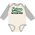 thumbnail image 3 of Inktastic Future Mathematician Boys or Girls Long Sleeve Baby Bodysuit, 3 of 5