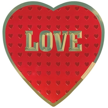 Elmer Chocolate Assorted Chocolate Embossed LOVE Heart 8oz 20 Pieces