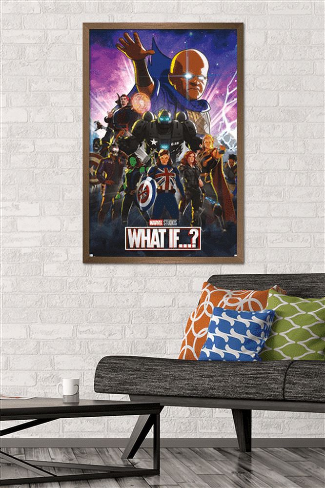 Marvel What If? - Group Wall Poster, 22.375" x 34", Framed