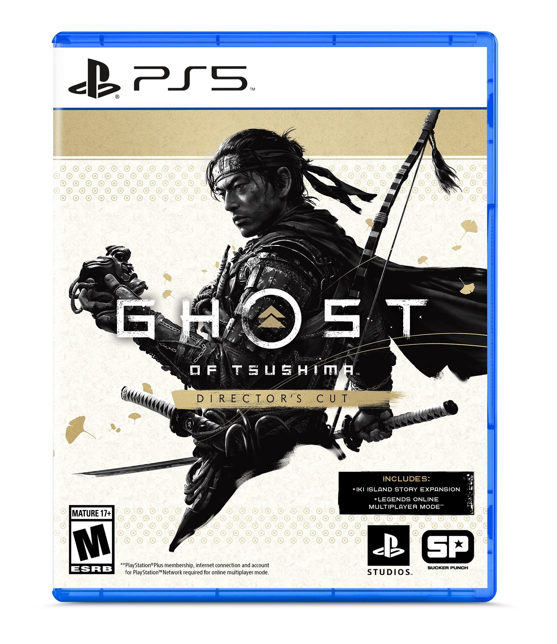 Sony PlayStation 5 Console Ghost of Yotei Gold Limited Edition Bundle + Ghost of Tsushima Director's Cut for PS5