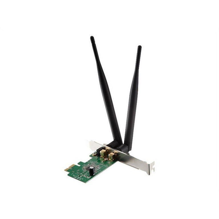 Carte Wifi 300 Mbit/s, PCI-Express et Low Profile, 2 antennes, 5dBi,  WF2113, par