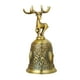 thumbnail image 2 of Campana de adorno de Navidad BLESIY campanas de cena campanas de servicio musical Ciervo de bronce, 2 of 6