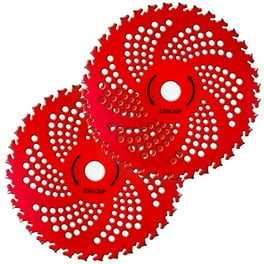 LSHUZIYU 7" Circular Chainsaw Blade For Brush Cutter - Arbor 1" With Washer, Includes File