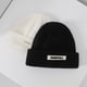 thumbnail image 4 of Gorro de punto para hombre, gorro de lana rizada con bordado de cabeza grande, estilo callejero, para niños, 4 of 6