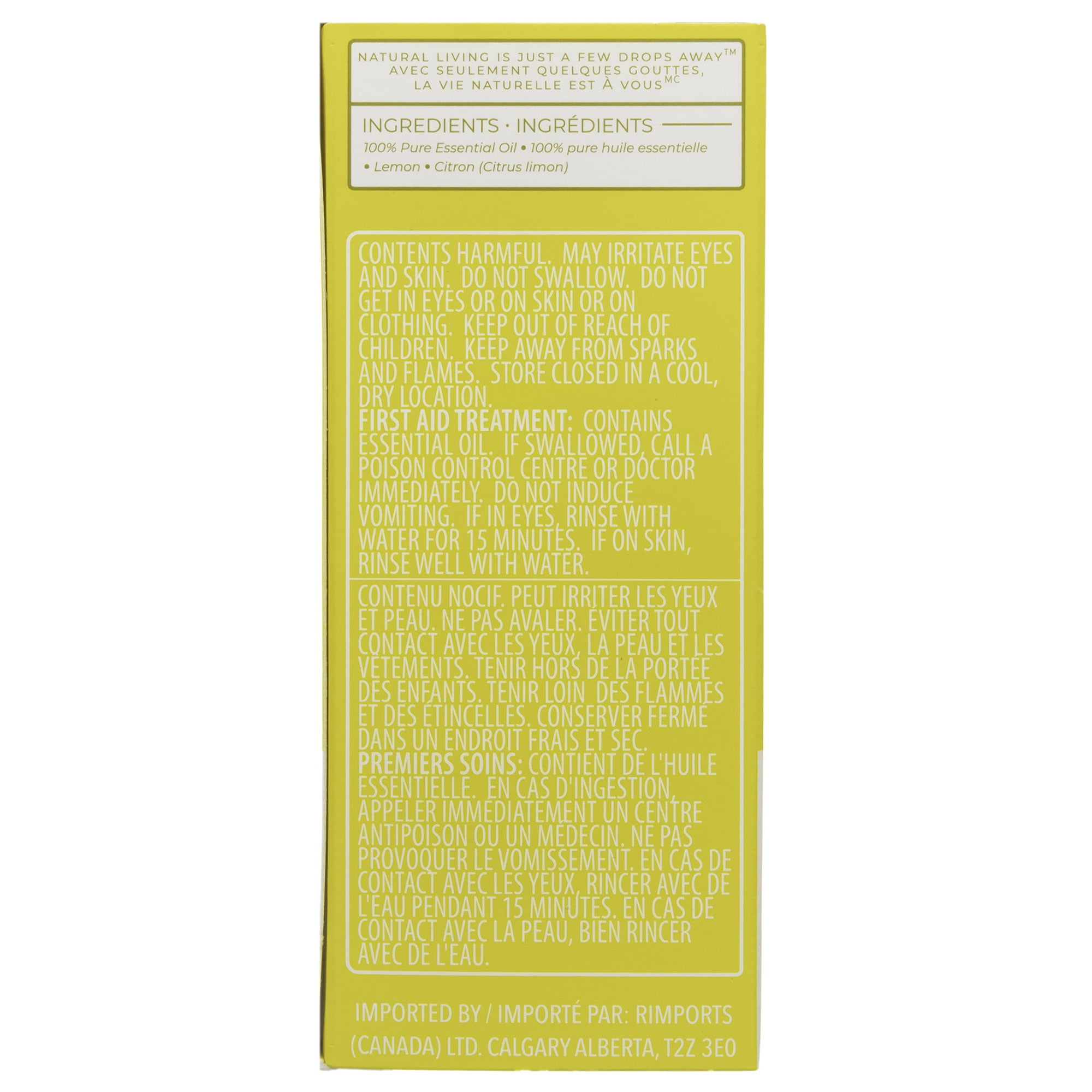 ScentSationals 100% Essential Oil, Lemon, 15 mL (0.5 fl oz)