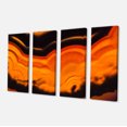 thumbnail image 2 of Agate Macro Orange - Abstract Canvas Wall Art Print, 2 of 3