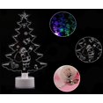 thumbnail image 4 of Muñeco De Nieve Árbol De Navidad Papá Noel Luces De Noche Luminosas Coloridas Decoraciones Regalos ANGGREK Santa Colorful Luminous Night Light, 4 of 8