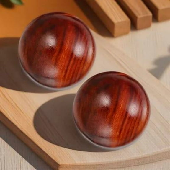 LEORX Massage Accessories Wood Massage Tools Hand Roller for Muscles 2Pcs