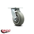 thumbnail image 2 of 5 Inch Thermoplastic Rubber Wheel Swivel Caster with Roller Bearing SCC, 2 of 2