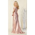 thumbnail image 2 of Off Shoulder Metallic Sheath Dress, 2 of 4
