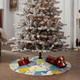 thumbnail image 4 of Rateoe Cute Poodle Dog Pattern Christmas Tree Skirt with Ties , Christmas Tree Decorations, Farmhouse Christmas Decor Xmas Holiday Decorations-36", 4 of 6