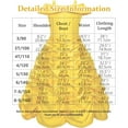 thumbnail image 2 of 【Uhome】Princess Costume Dresses for Girls Costumes Halloween Cosplay Birthday Outfit Yellow, 2 of 7