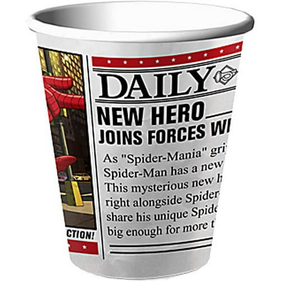 Hallmark Party Marvel Spiderman 9-Ounce Cups