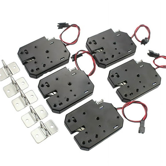 Door Locks 5PCS DC 12V Small Electromagnetic Lock Automatic Vending Electric Control Mini Cabinet Door Electronic Lock