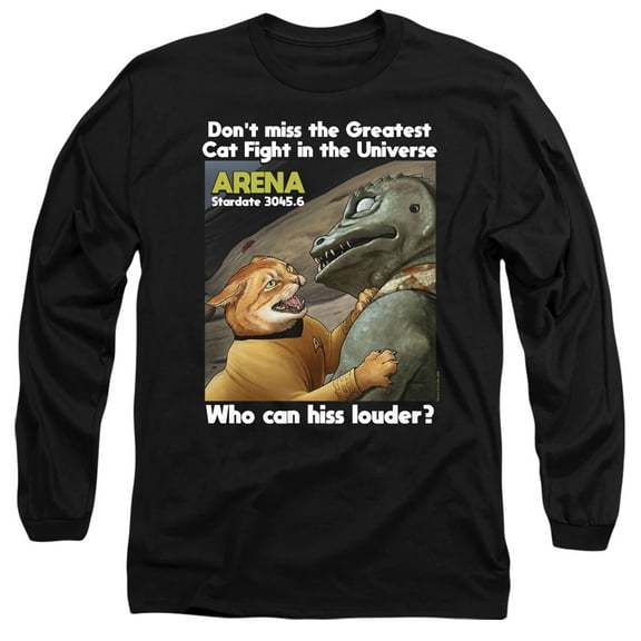 Star Trek - Cat Fight - Long Sleeve Shirt - XX-Large