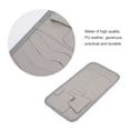 thumbnail image 4 of Gray Multifunctional PU Leather Car Sun Visor Holder with Sunshade and CD Storage Organizer, 4 of 8