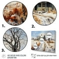 thumbnail image 3 of Designart "Farmhouse Country painting" Landscapes Wall Art Living Room, 3 of 5