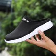 thumbnail image 4 of NOKIO Men's Knitted S𝗅ip On Mules Outdoor Casual Walking Shoes Non-S𝗅ip Lightweight Comfortable Sandals Summer Breathable Slippers for Travel Vacation Beac𝗁 Wear, 4 of 6