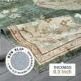 thumbnail image 4 of Beverly Rug Machine Washable Easy Cleaning Indoor Non-Slip Rugs Green / Cream 2'x3', 4 of 4